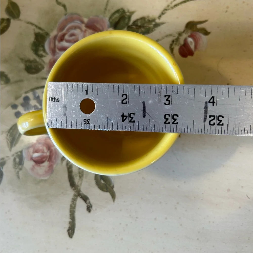 FIESTA USA Yellow Cups SET of 2
